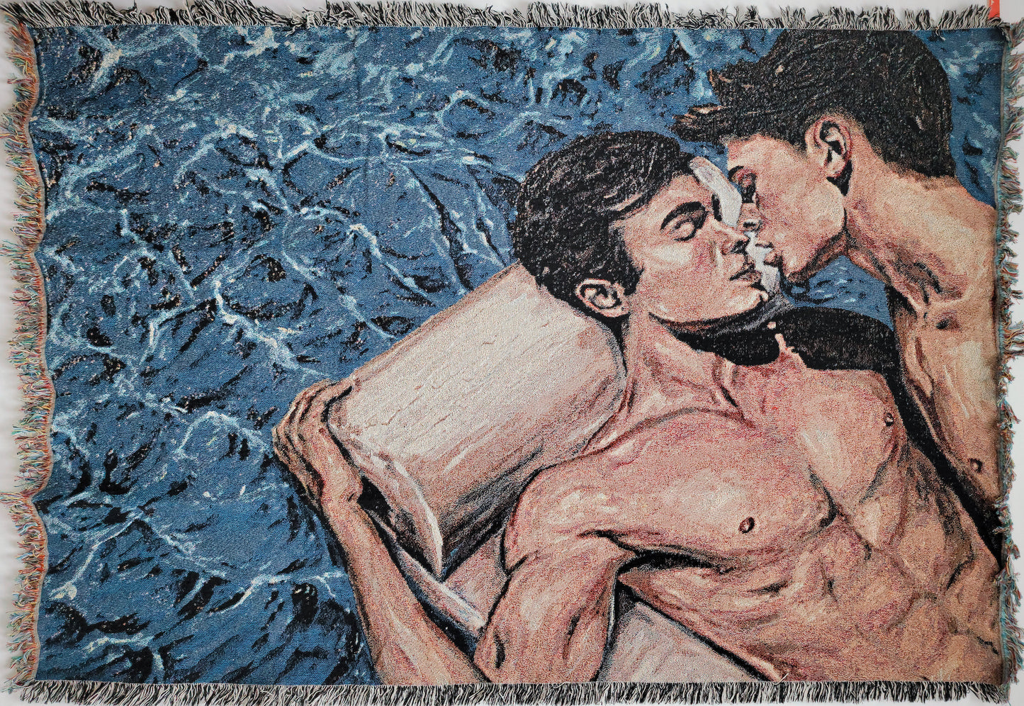 "Poolside Love" Jacquard Tapestry - Perry Picasshoe Official Site