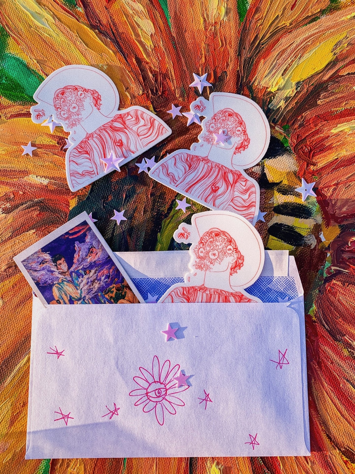 Flower Boy Sticker - Picasshoe Clothing