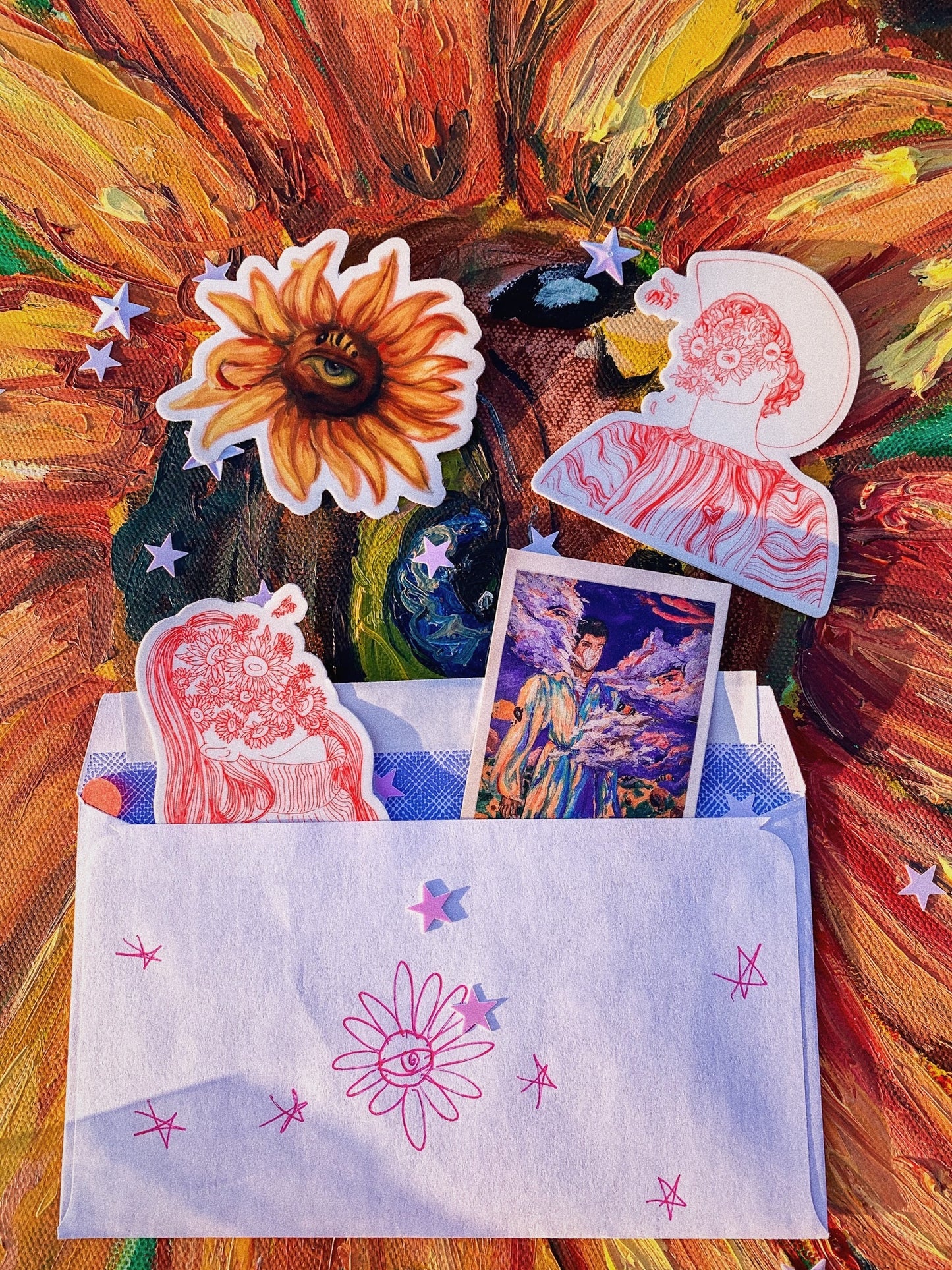 Flower Family Sticker Pack - Picasshoe Clothing
