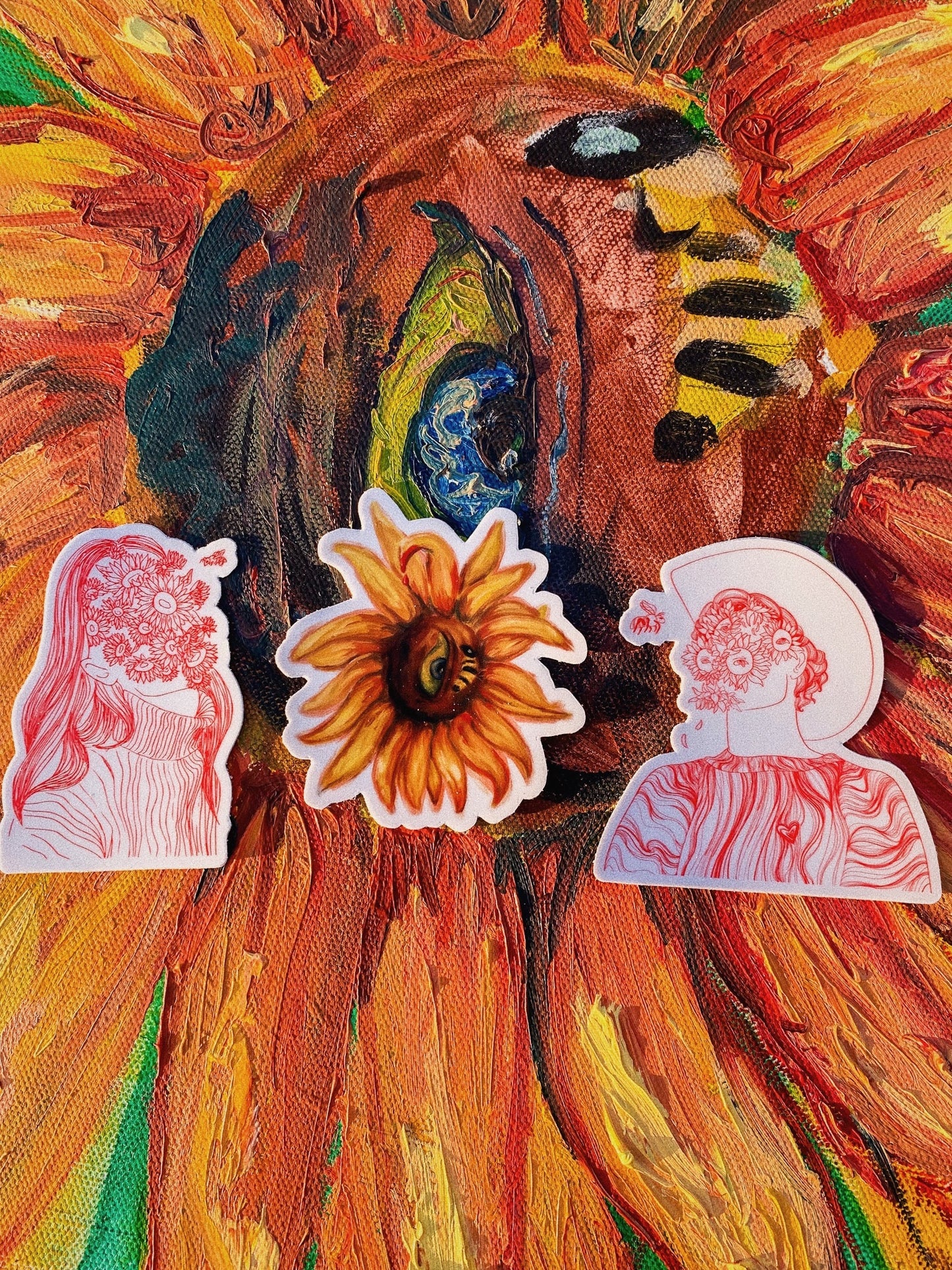 Flower Family Sticker Pack - Picasshoe Clothing