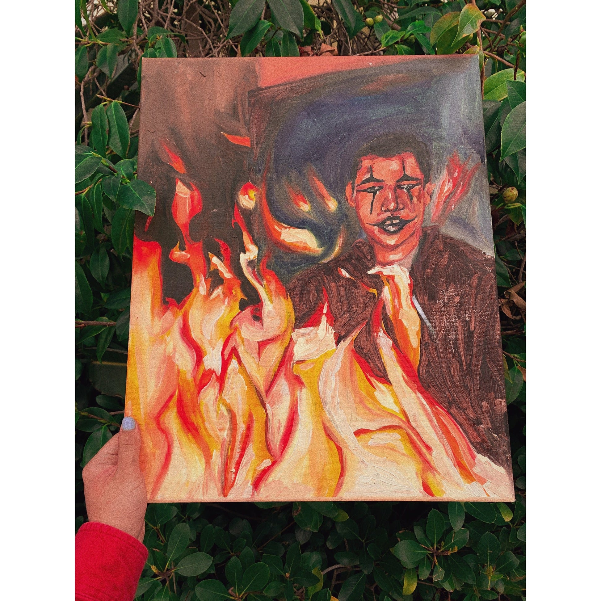 Funny Games Original Painting - Perry Picasshoe Official Site