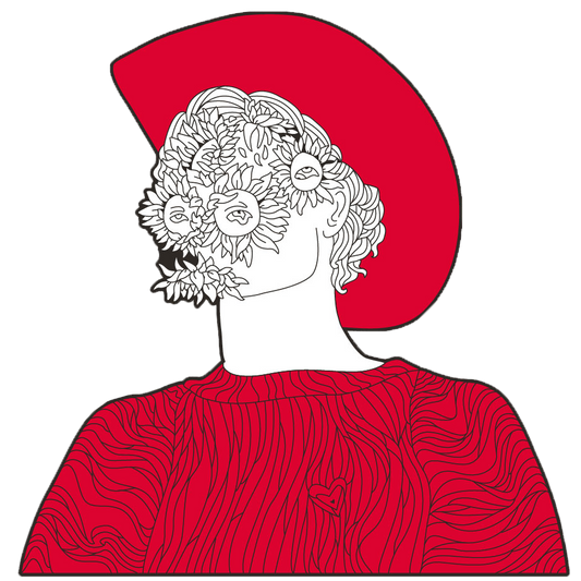 Flower Boy Enamel Pin - Picasshoe Clothing