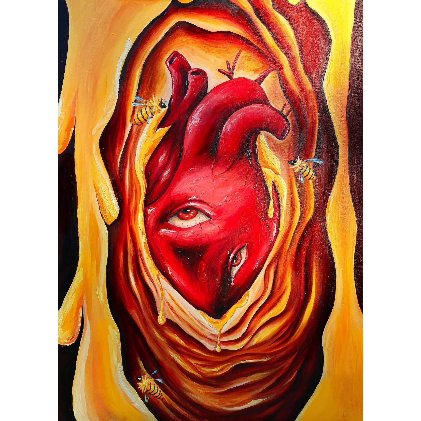 First Love Original Painting - Perry Picasshoe Official Site