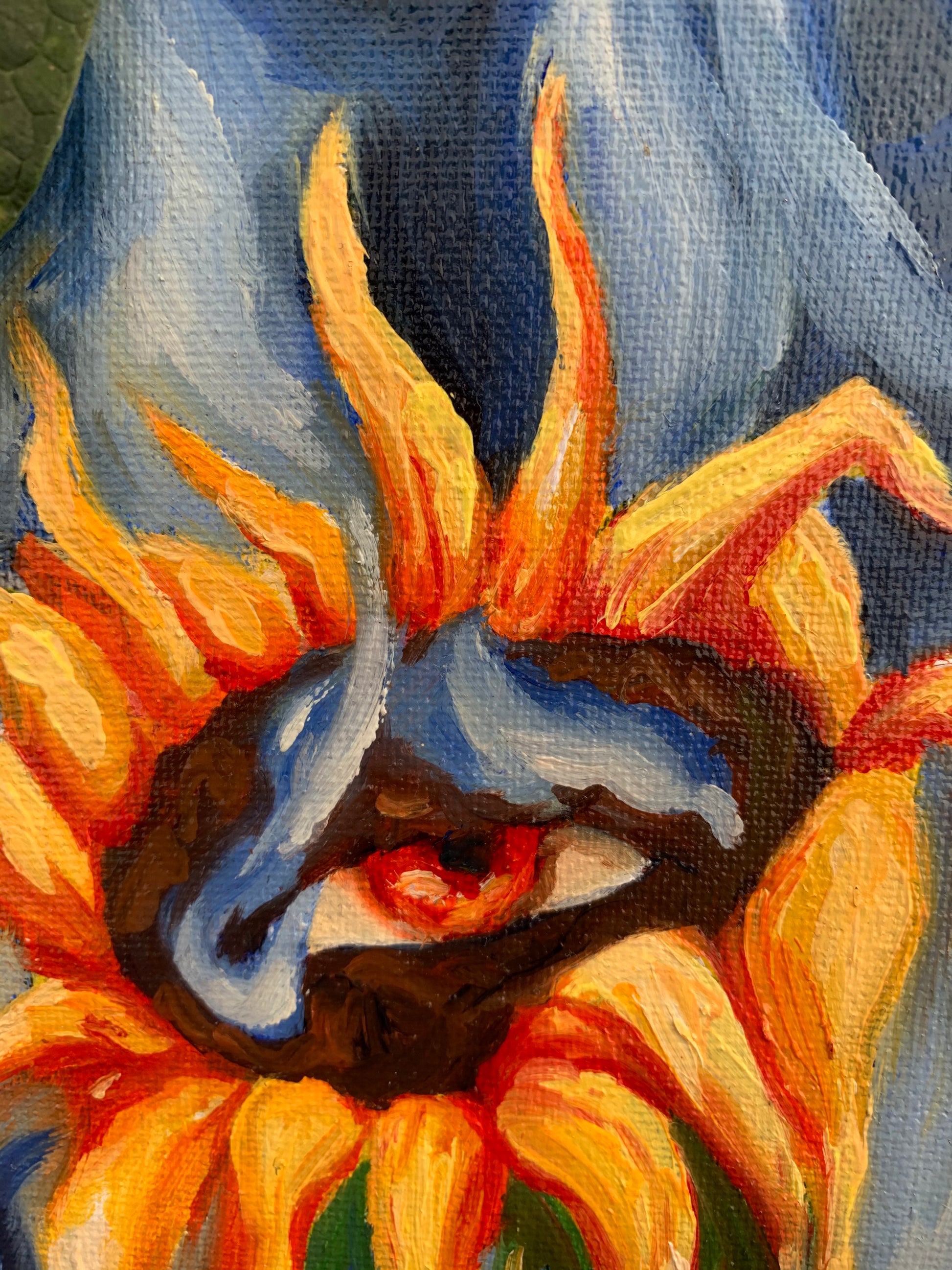 Flaming Chu Original Painting - Perry Picasshoe Official Site