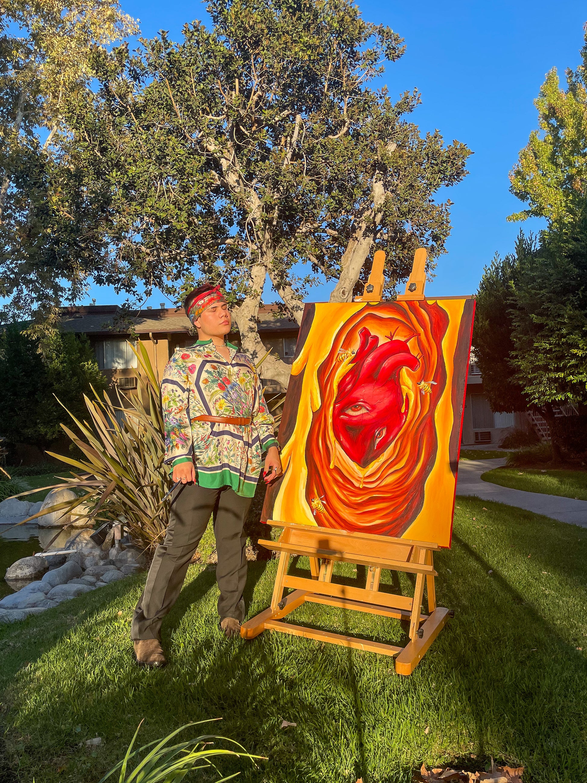 First Love Original Painting - Perry Picasshoe Official Site