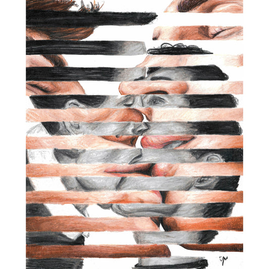 Lovers Kiss Giclée Print - Perry Picasshoe Official Site