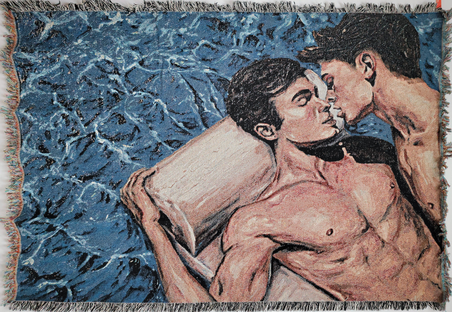 "Poolside Love" Jacquard Tapestry - Perry Picasshoe Official Site