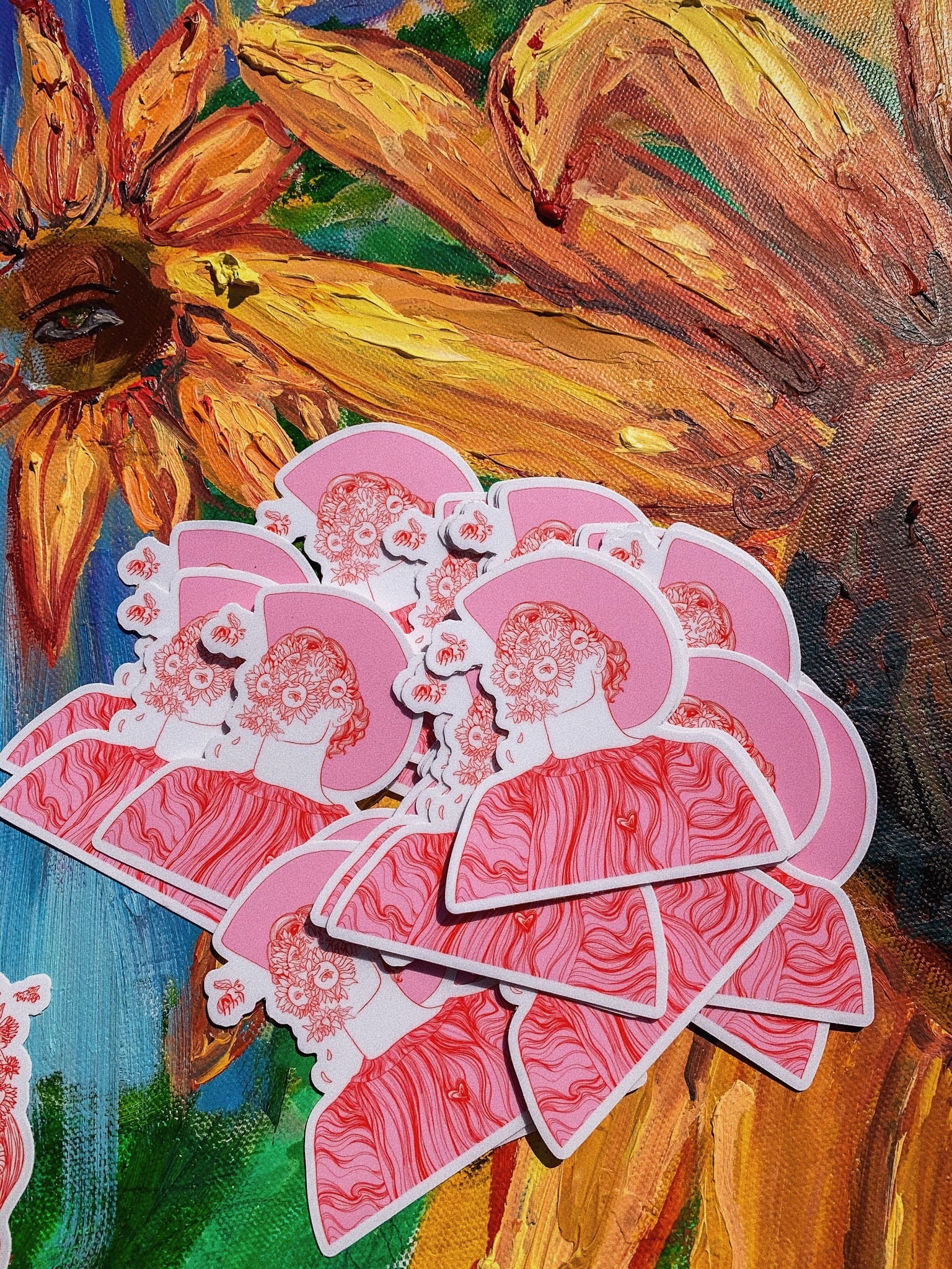 Flower Boy Sticker - Pink - Picasshoe Clothing