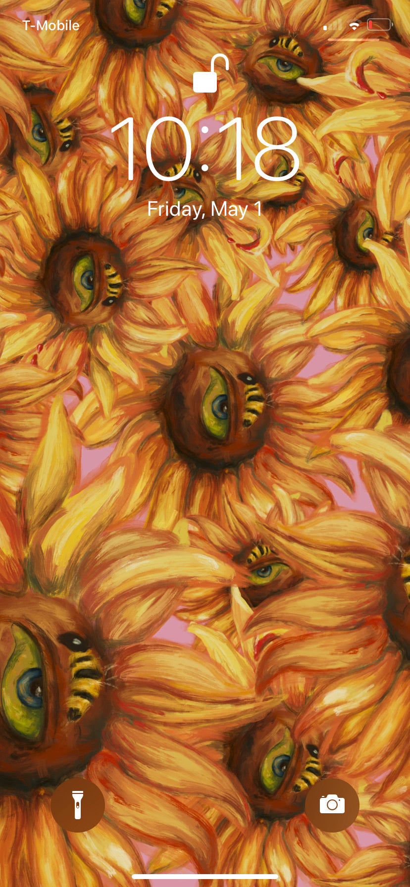 Perry’s Sunflower Wallpaper - Picasshoe Clothing