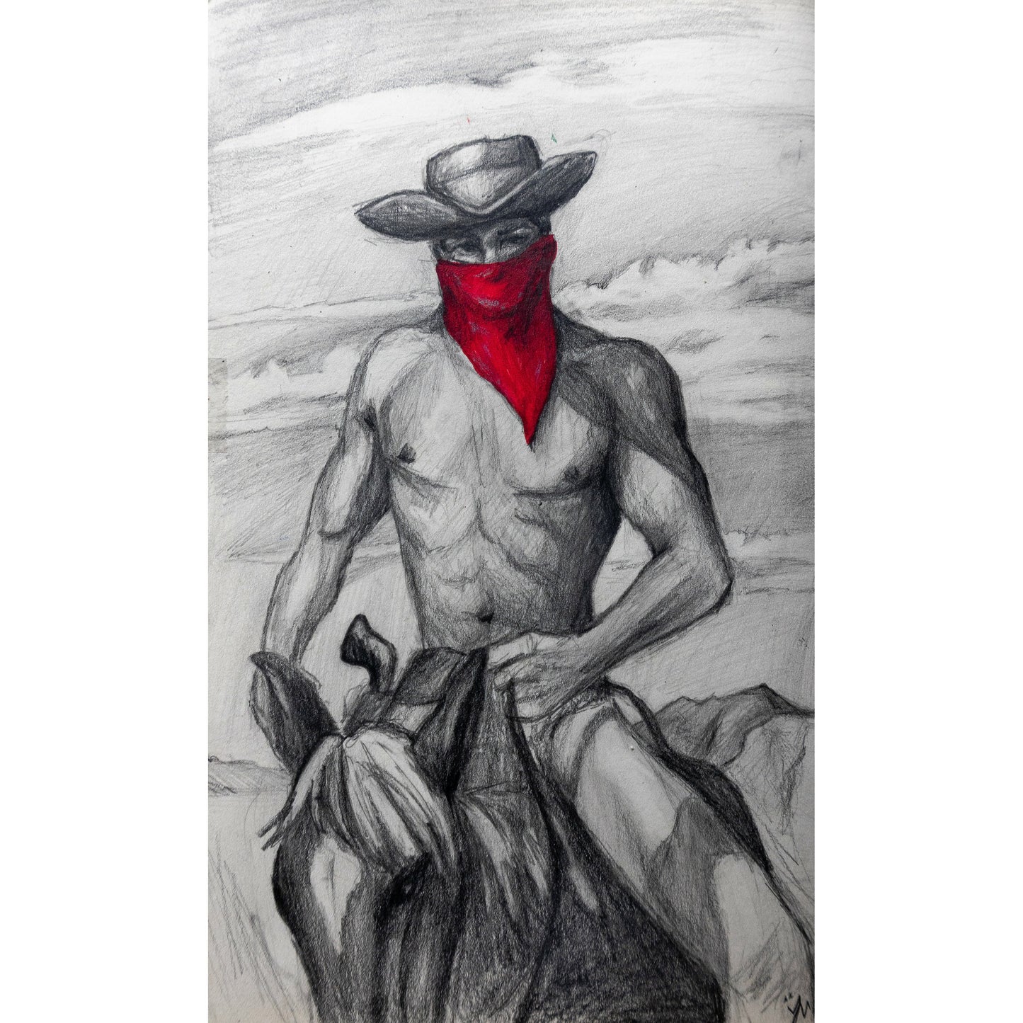Sexy Cowboy Sticker - Perry Picasshoe Official Site