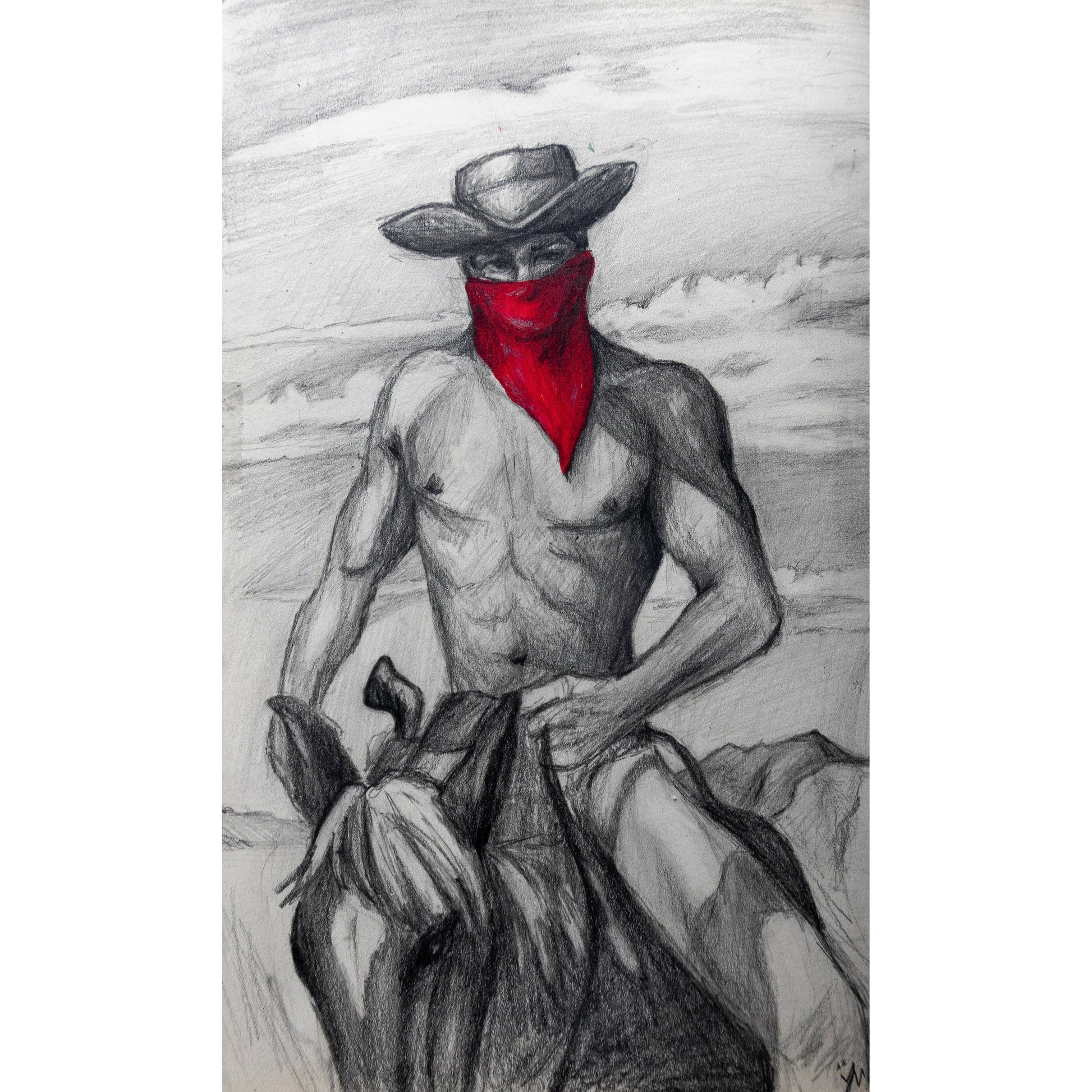 Sexy Cowboy Sticker - Perry Picasshoe Official Site